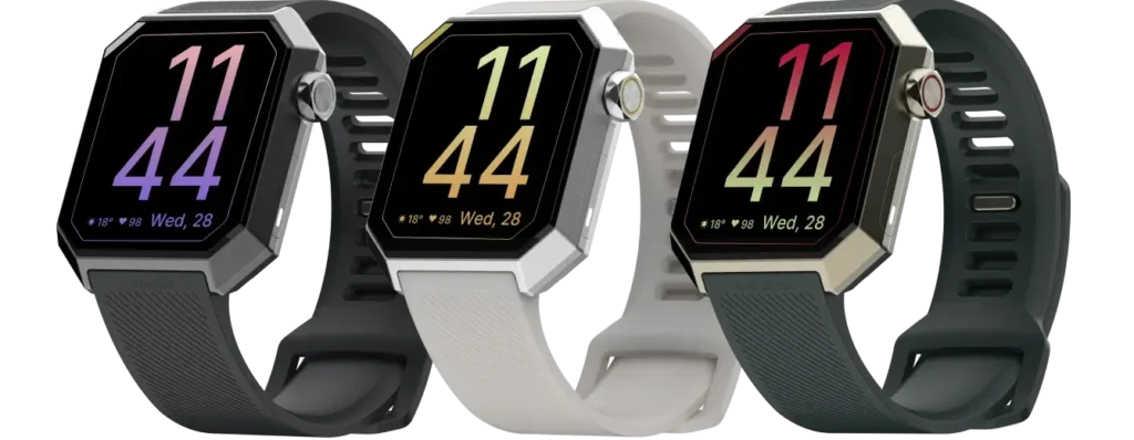 3 color variation of anrac smartwatch