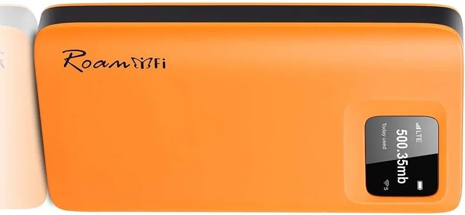RoamWiFi 4G LTE Portable WiFi Mobile Hotspot -10GB US Local Data and 1GB Global Data 30 Days, 10 Connected Devices, Covers 170 Countries, no Contract or SIM Card Required, Travel, Home, Gaming