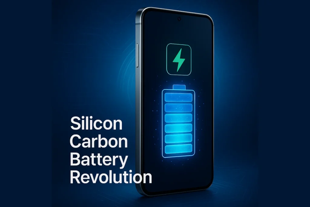 silicon carbon battery smartphones